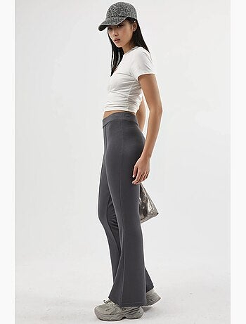 Pantalon taille haute à jambes évasées hiccup