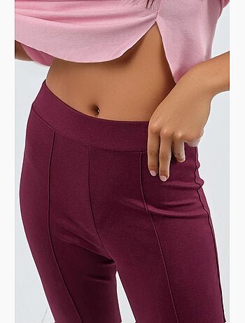 Pantalon taille haute à jambes évasées hiccup