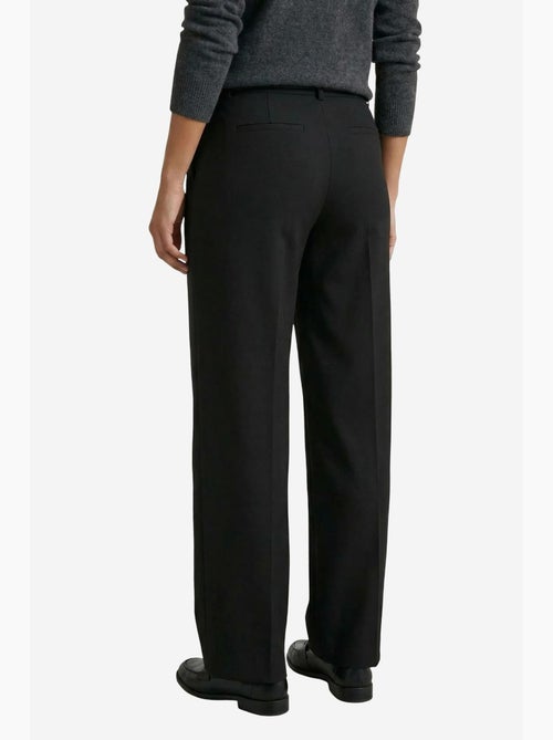 Pantalon taille haute à jambes larges avec ceinture my fashion - Kiabi Pantalon taille haute à jambes larges avec ceinture my fashion - Kiabi