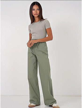 Pantalon taille haute à jambes larges bdart