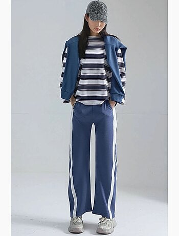Pantalon taille haute à jambes larges hiccup