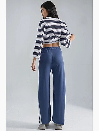 Pantalon taille haute à jambes larges hiccup