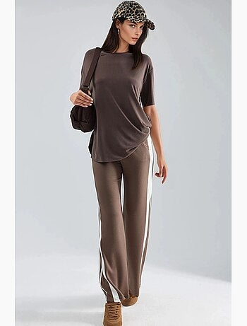 Pantalon taille haute à jambes larges hiccup