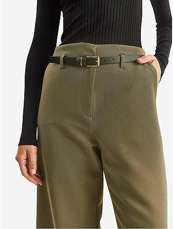 Pantalon taille haute à jambes larges lucci