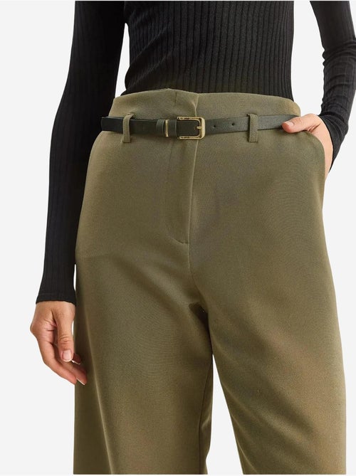 Pantalon taille haute à jambes larges lucci - Kiabi Pantalon taille haute à jambes larges lucci - Kiabi