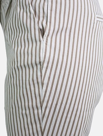 Pantalon taille haute avec ceinture Vero Moda