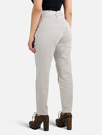 Pantalon taille haute avec ceinture Vero Moda