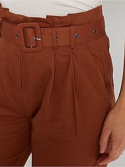 Pantalon taille haute - Kiabi