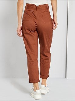 Pantalon taille haute - Kiabi