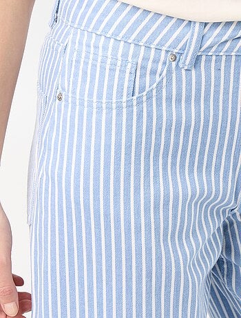Pantalon taille haute coupe ballon