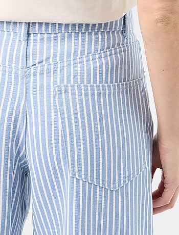 Pantalon taille haute coupe ballon