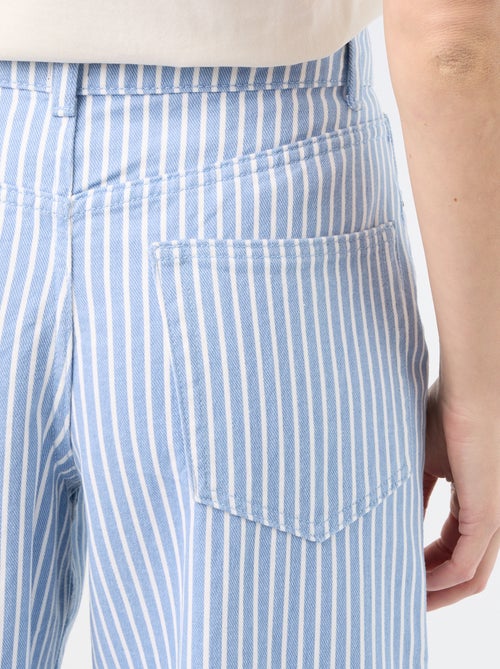 Pantalon taille haute coupe ballon - Kiabi