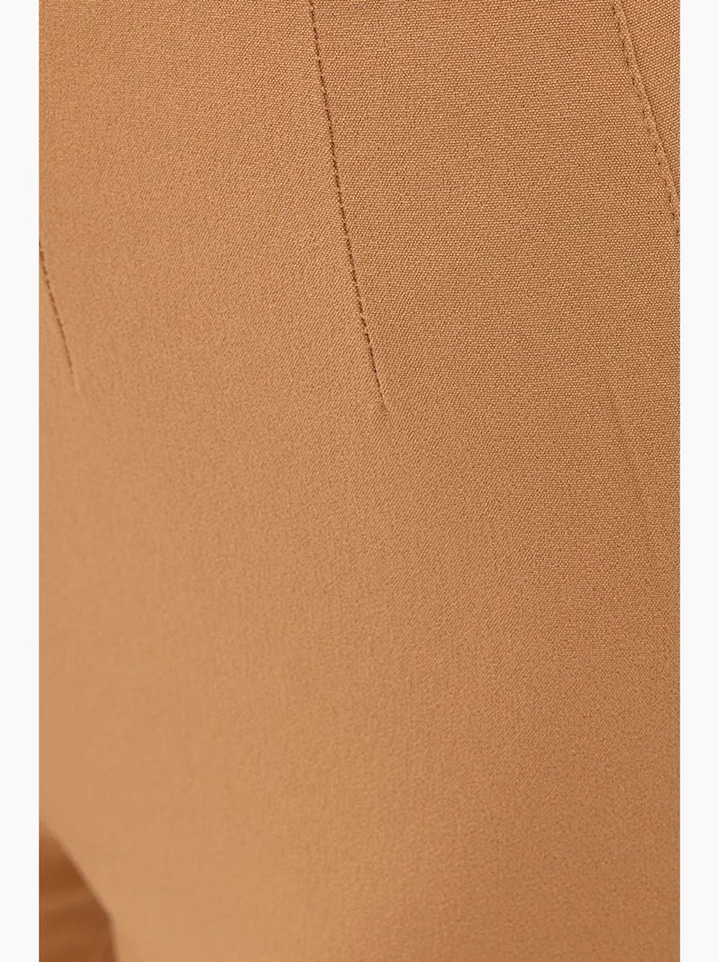 Pantalon taille haute coupe carotte hiccup Beige naturel - Kiabi