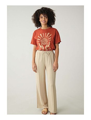 Pantalon taille haute 'Deeluxe'