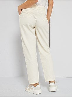 Pantalon taille haute - Kiabi