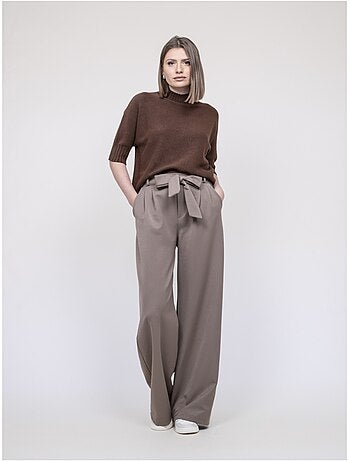 Pantalon taille haute EDERINA