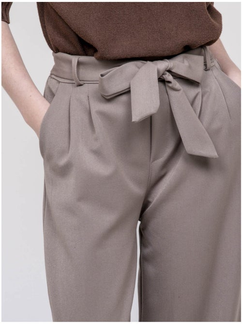 Pantalon taille haute EDERINA - Kiabi