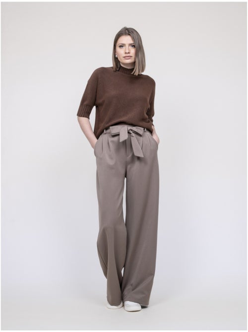 Pantalon taille haute EDERINA - Kiabi