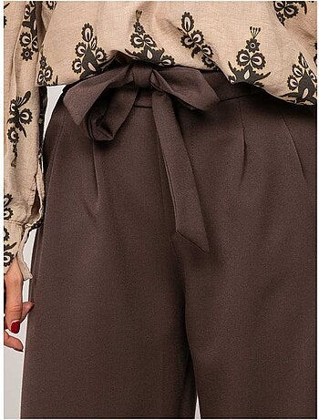 Pantalon taille haute ederina