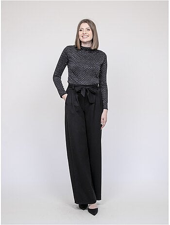 Pantalon taille haute EDERINA