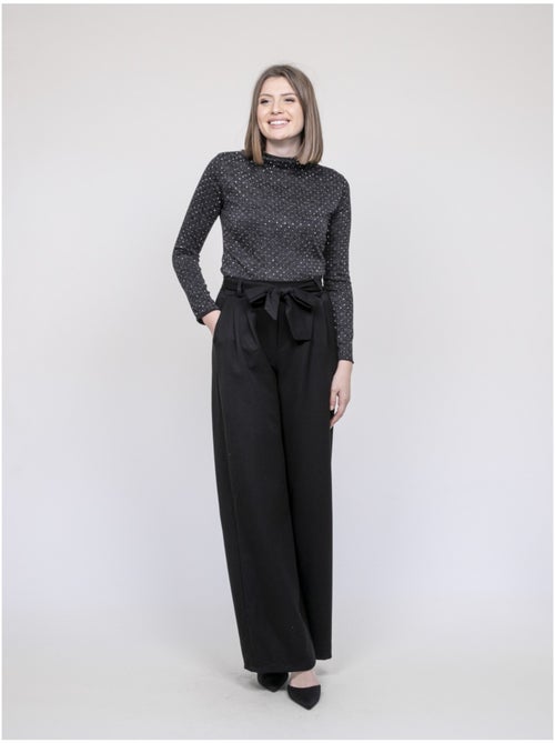 Pantalon taille haute EDERINA - Kiabi