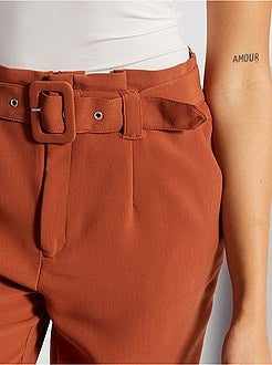 Pantalon taille haute habillé - Kiabi