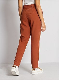 Pantalon taille haute habillé - Kiabi