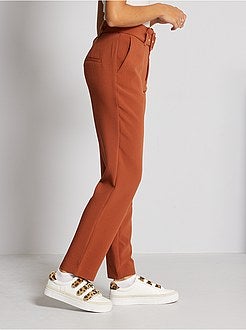 Pantalon taille haute habillé - Kiabi