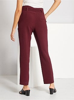 Pantalon taille haute habillé - Kiabi
