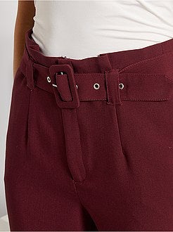Pantalon taille haute habillé - Kiabi