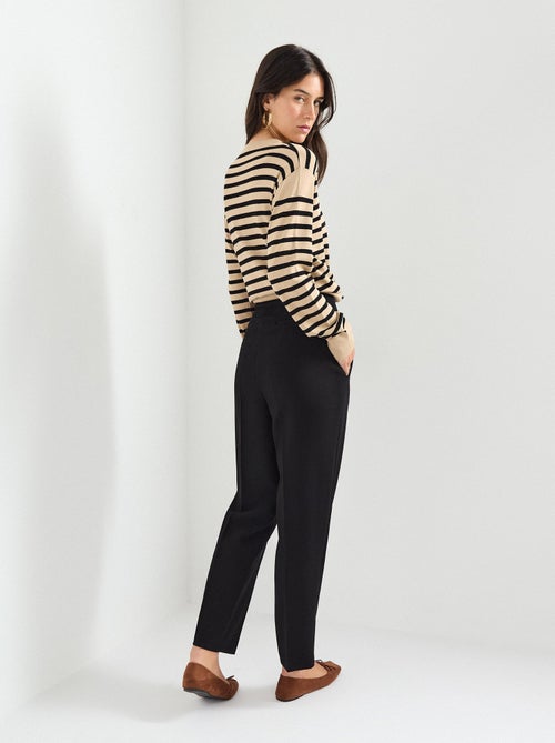 Pantalon taille haute, MO Fashion - Kiabi