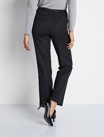 Pantalon taille semi-élastiquée droit - Afibel