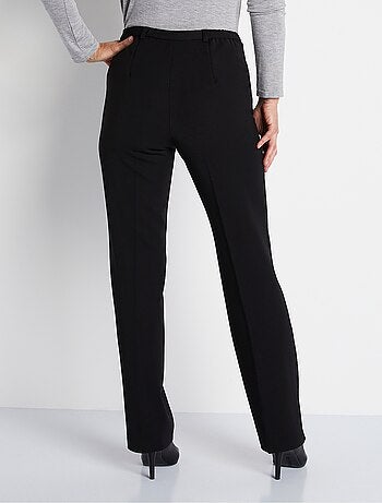 Pantalon taille semi-élastiquée droit - Afibel