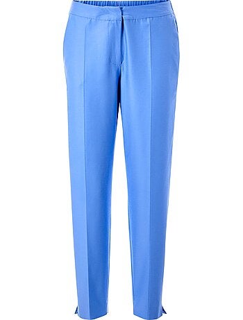 Pantalon Tailleur 20% Soie - Taille Courte - helline