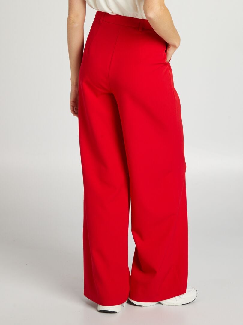 Pantalon discount rouge kiabi