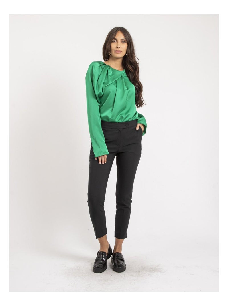 Pantalon tailleur ELBA Noir - Kiabi