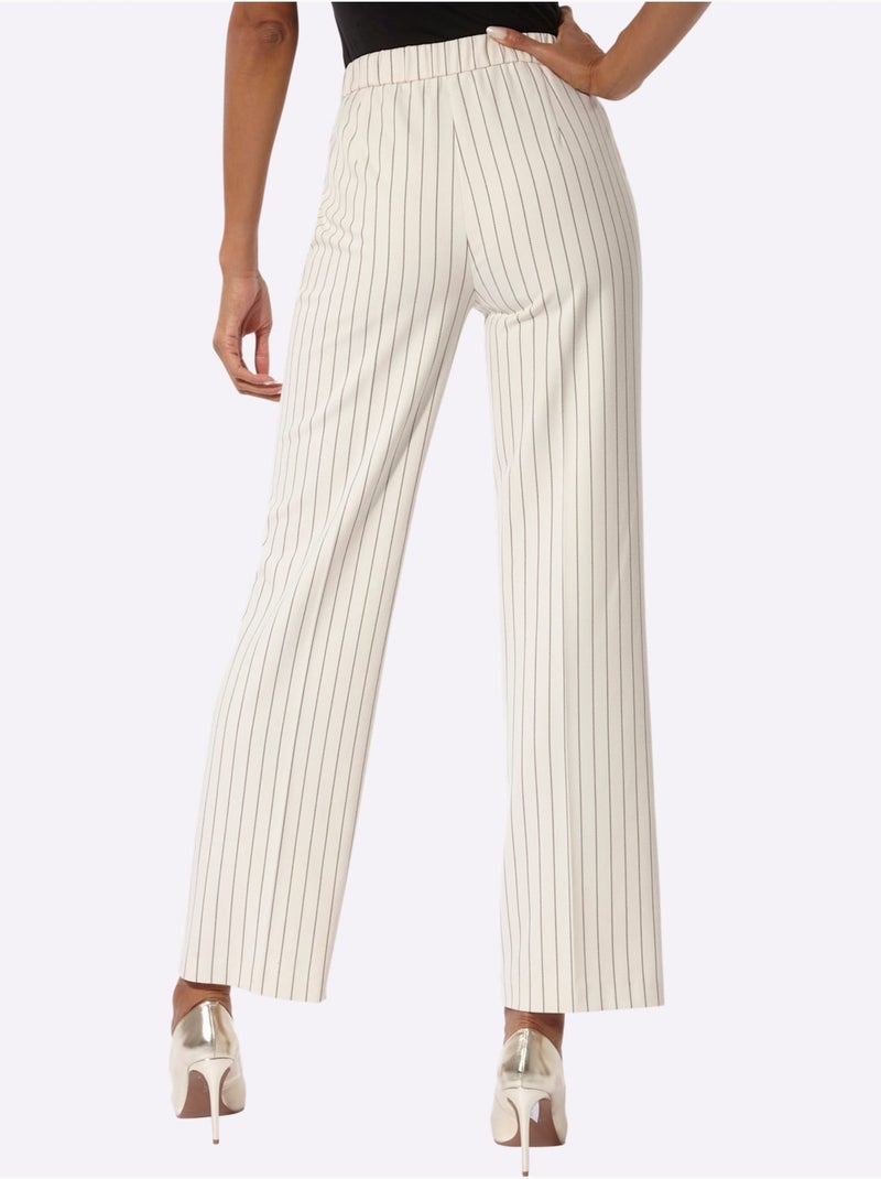 Pantalon tailleur entretien très facile - taille standard - helline Gris taupe - Kiabi
