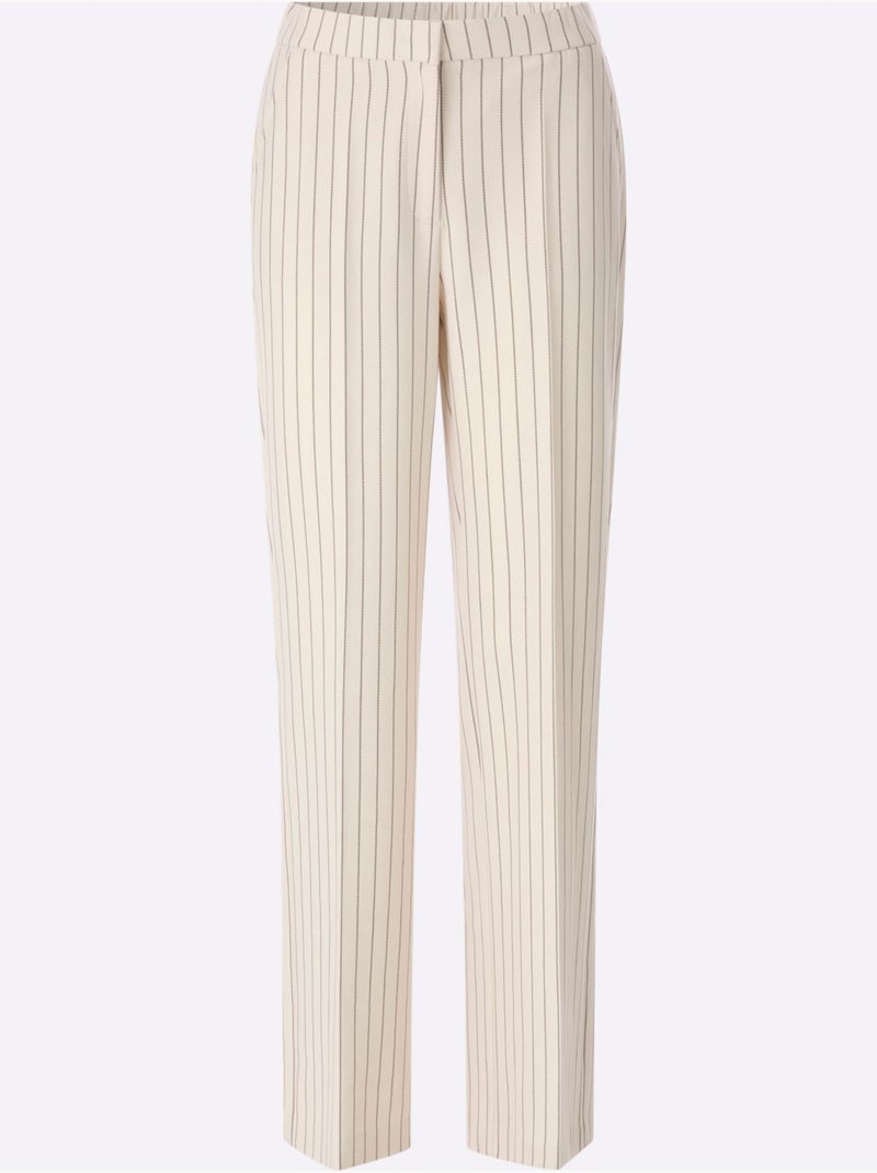 Pantalon tailleur entretien très facile - taille standard - helline Gris taupe - Kiabi