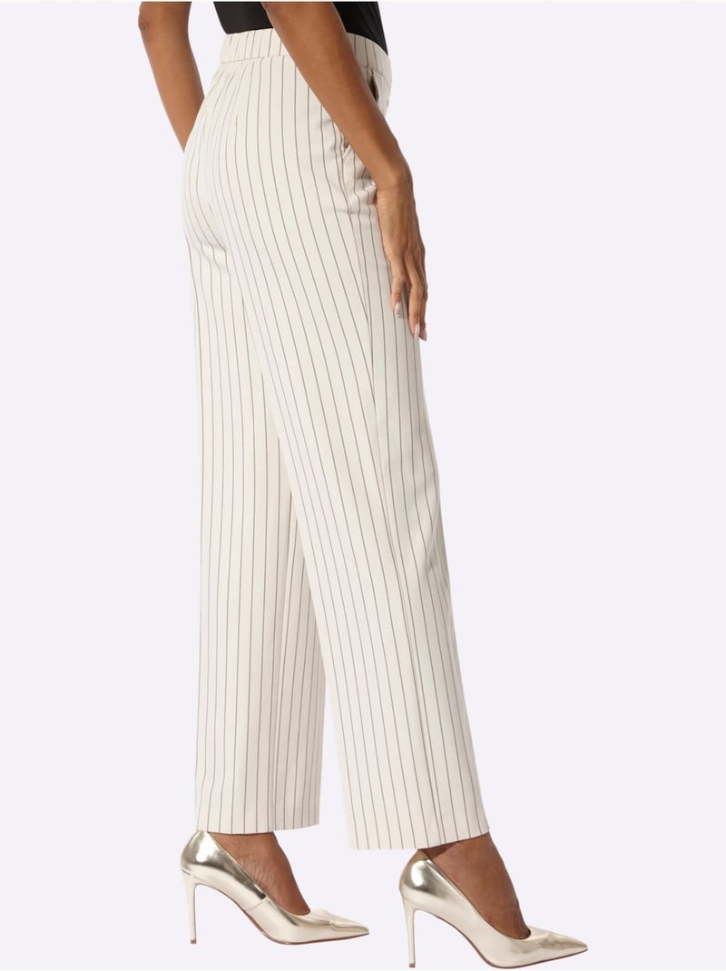 Pantalon tailleur entretien très facile - taille standard - helline Gris taupe - Kiabi