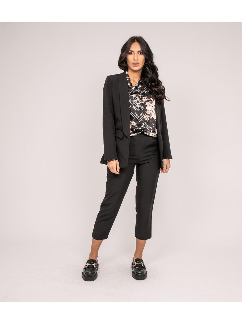 Pantalon tailleur ESTRELLA Noir - Kiabi