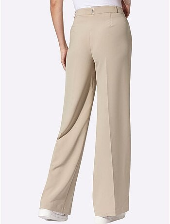 Pantalon Tailleur Jambes Larges Mode - Taille Standard - Helline