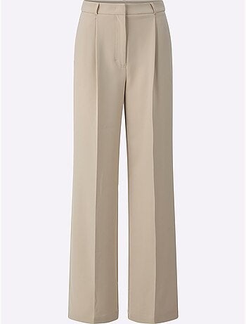 Pantalon Tailleur Jambes Larges Mode - Taille Standard - Helline