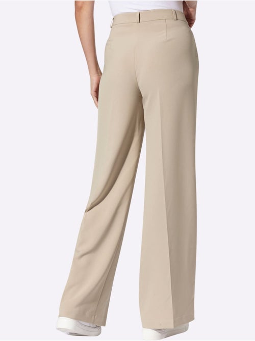 Pantalon Tailleur Jambes Larges Mode - Taille Standard - Helline - Kiabi Pantalon Tailleur Jambes Larges Mode - Taille Standard - Helline - Kiabi
