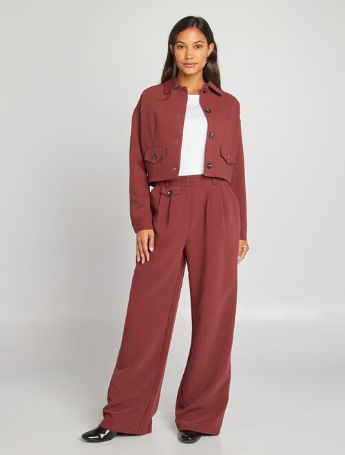 Pantalon tailleur large - Kiabi