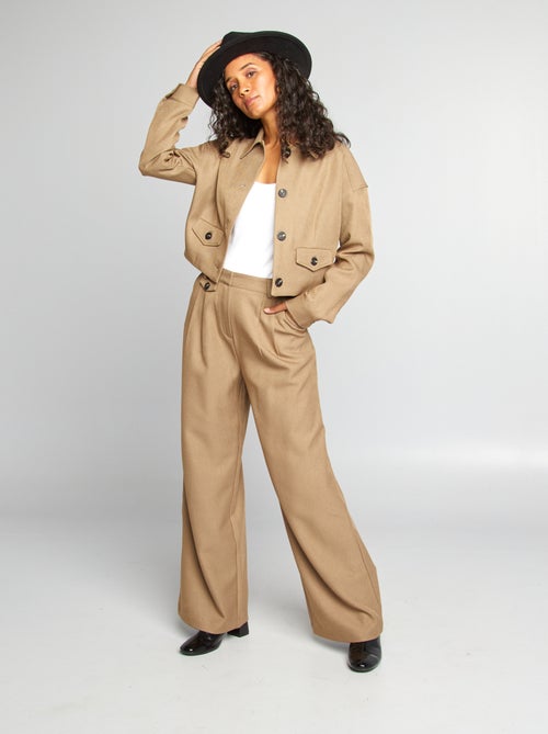 Pantalon tailleur large - Kiabi