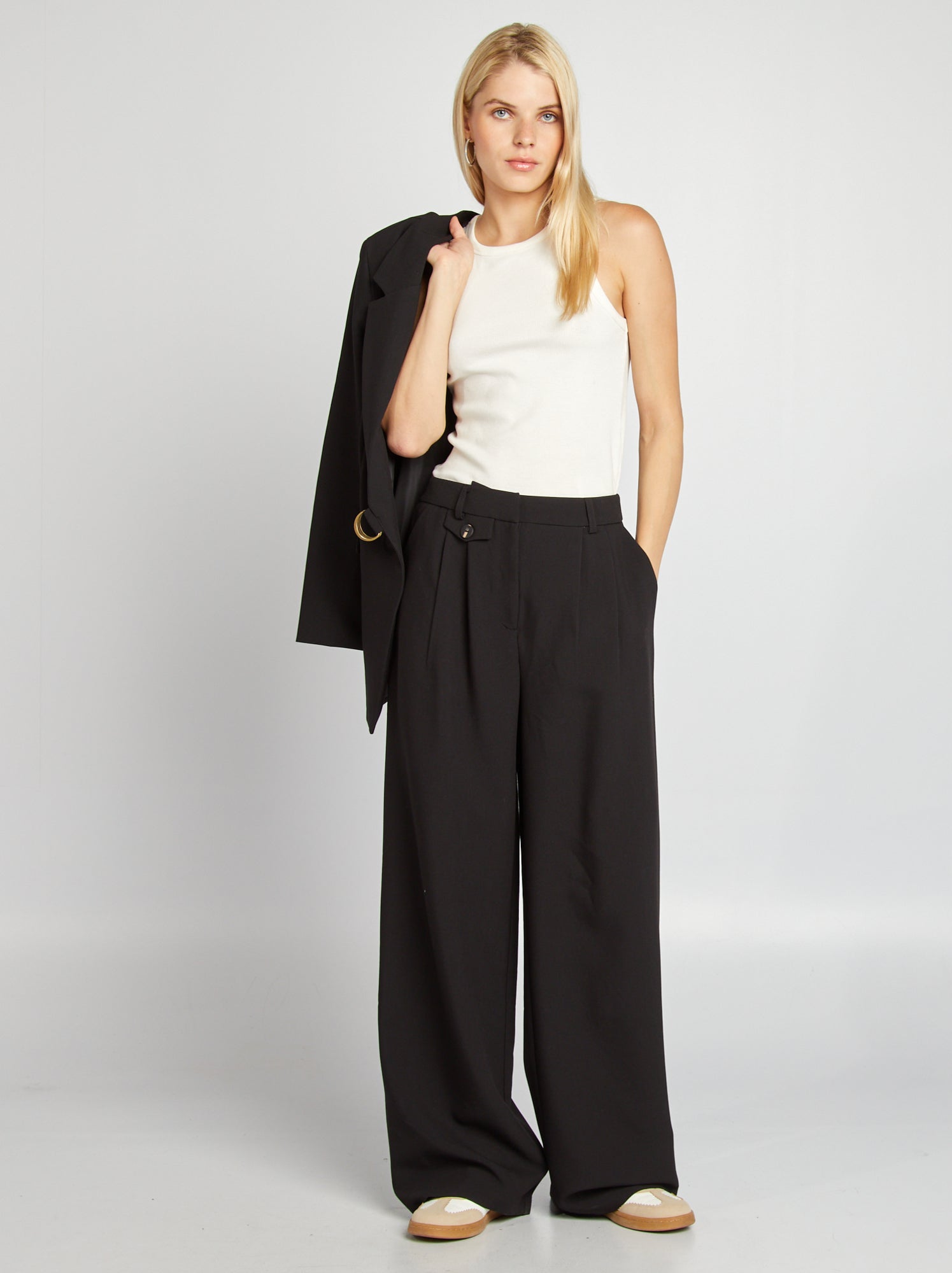 Pantalon De Bureau Next Tailleur Taille 8 Haut (Longueur XXL) - Neuf Sans étiquettes