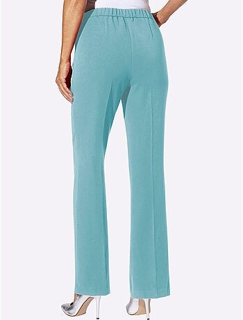 Pantalon Tailleur Mélange De Matières Facile D'entretien - Taille Standard - Witt