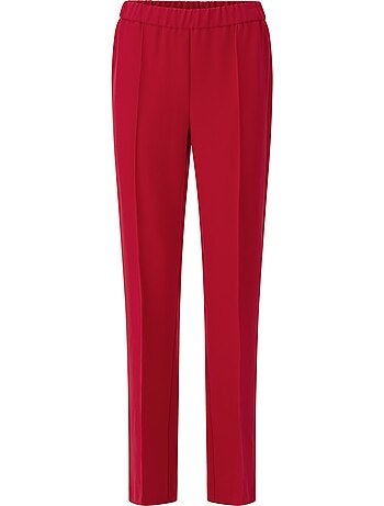 Pantalon Tailleur Mélange De Matières Facile D'entretien - Taille Standard - Witt