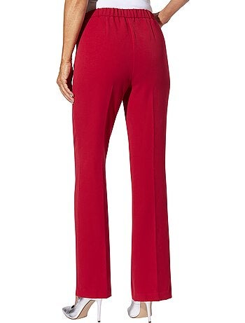 Pantalon Tailleur Mélange De Matières Facile D'entretien - Taille Standard - Witt