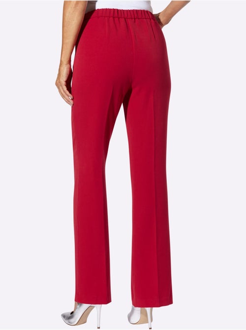 Pantalon Tailleur Mélange De Matières Facile D'entretien - Taille Standard - Witt - Kiabi